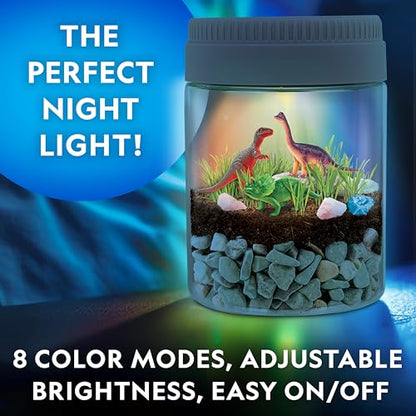 National Geographic Light-Up Dinosaur Terrarium Science Kit for Kids - style: Dino Habitat