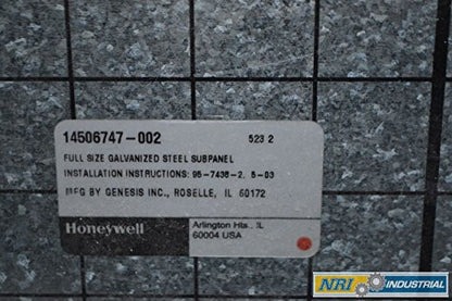 HONEYWELL 14506635-002 Assembly Wall-Mount Steel 38X24X9 in Enclosure D302985