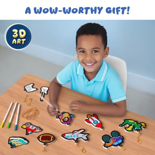 Skillmatics Aqua Puffs Just Boy Things, Art & Craft Kits, Paint by Number - color: Just Boy Things