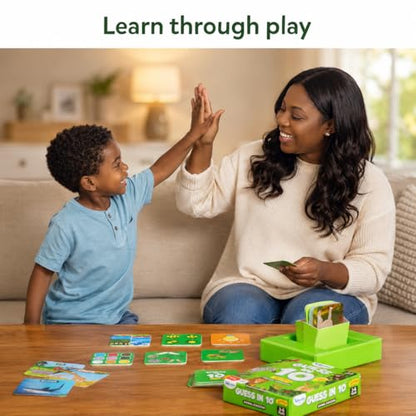 Skillmatics Guess in 10 Junior – Animal Kingdom, Card Game, Gift for Kids - style: 4. Junior Animal Kingdom
