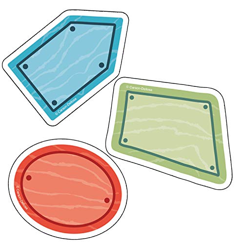 Carson Dellosa 36-Piece Colorful Wood Bulletin Board Cutouts - size: Regular, style: Wood Signs