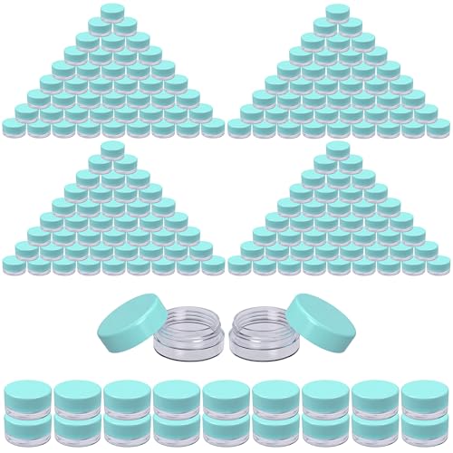 Sample Containers, Lip Balm Containers, Sample Jars, 3 Gram, 200 PK, Blue - color: Blue, size: 200 Pack