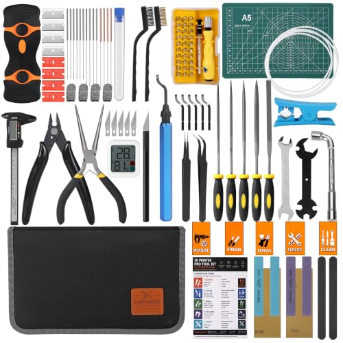 70 PCS 3D Printer Tool Kit, 3D Printer Accessories & Cleaning Kit