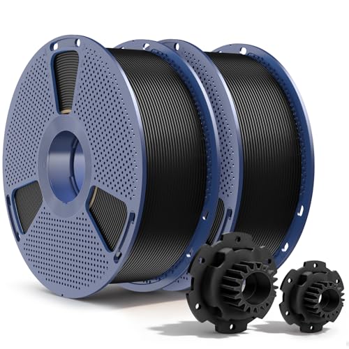SUNLU PETG Filament 1.75mm,2kg,Black+Black - color: 2000g Black+black, size: 2kg
