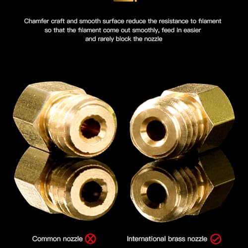 Ender 3 Brass Nozzle Kit for Creality Ender 3/Ender 3 Pro/Ender 3 V2 - style: Brass Nozzle Kit