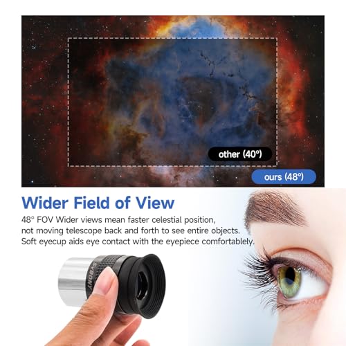 SVBONY SV233 Telescope Eyepiece Set,7-Piece Eyepiece & Filter Accessory Kit - style: Basic Set 7 pieces