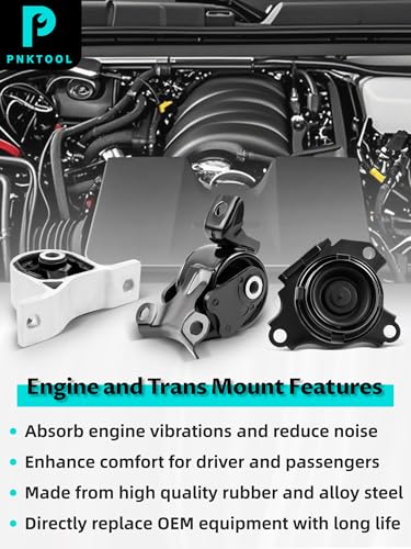 Engine Mount Motor and Automatic Transmission Hydraulic Kit for Civic 2001-2005 - size: 6595-6591-4511