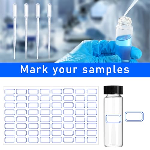 30ml Clear Glass Vials with Screw Caps 20PCS - style: 30ml-20pcs
