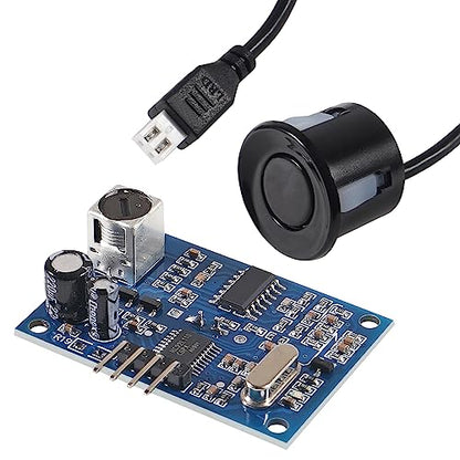 2Pcs JSN-SR04T Integrated Distance Measuring Sensor Transducer Module Ultrasonic Distance Measure with Waterproof Sensor Module JSN-SR04T-V3.0 - color: Blue