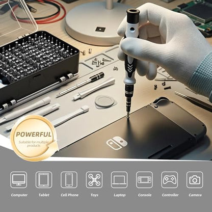 115-in-1 Precision Screwdriver Set, Magnetic Electronics Repair Tool Kit