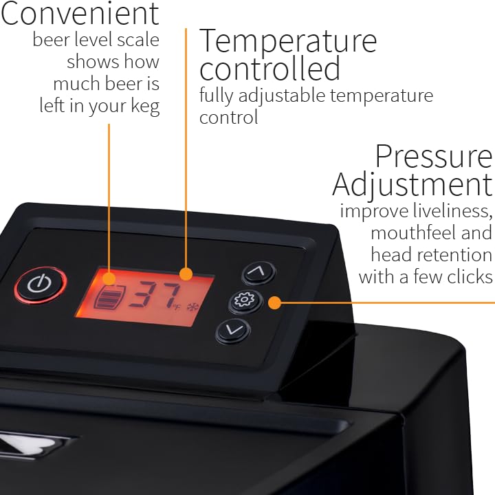 BrewArt Complete Beer Brewing & Dispensing System Bundle | BeerDroid Fully Automated Brewer & BrewFlo CO2-Free Beer Dispenser | 2 5L Kegs & Discovery Pale Ale BrewPrint Included - style: BrewFlo Beer Dispenser and Beer Brewing System