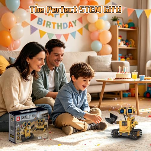 5-in-1 Excavator Robot Kit for Kids 6-12, STEM Coding Building Toy - size: K96286