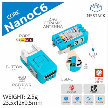M5Stack Official NanoC6 Dev Kit