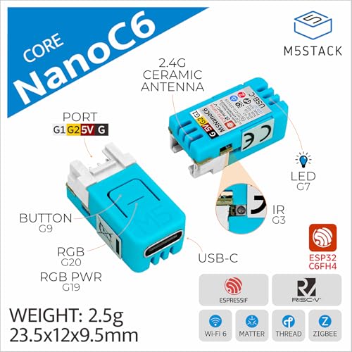 M5Stack Official NanoC6 Dev Kit