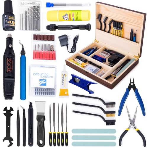 3D Printing Tool Kit with Deburring Removing Scrapers Tools for Bambu Lab - style: Wooden crate - Master 3D