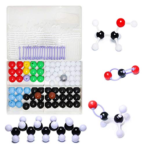 LINKTOR Chemistry Molecular Model Kit, Student or Teacher Set for Organic and Inorganic Chemistry Learning, Motivate Enthusiasm for Learning and Raising Space Imagination (190 Pack) - color: 190pcs Kit