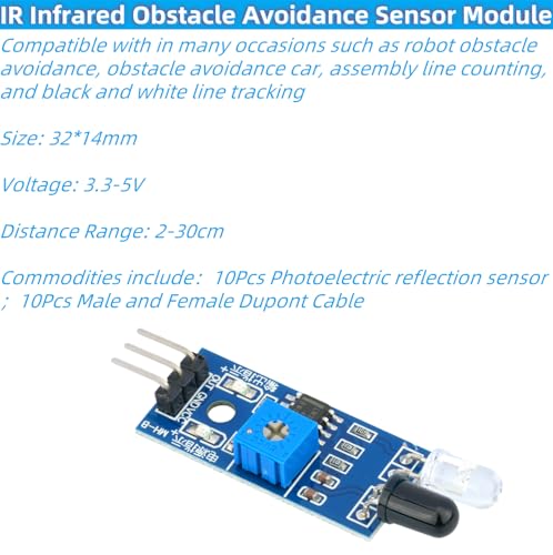 10Pcs IR Sensor Infrared Sensing Sweep Proximity Sensor Module