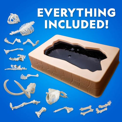 National Geographic Slime Kit for Kids Ages 6-12, Glow in the Dark Dig Kit