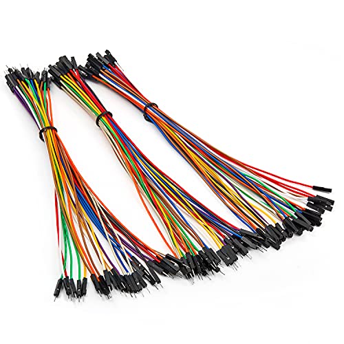 Chanzon 90pcs 20cm Jumper Wire Kit M-M M-F F-F Dupont Multicolor Arduino - color: (5) 90pcs Mix kit (30pcs x 3types), size: 20CM