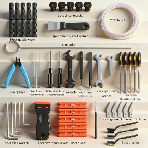 3D Printer Maintenance Tool Kit for Bambu Lab A1 Mini, A1 Mini Combo - style: A1 Mini Tool Kit