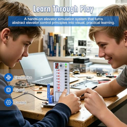 MIOYOOW DIY Smart Elevator Soldering Practice Kit for Home/School Learning