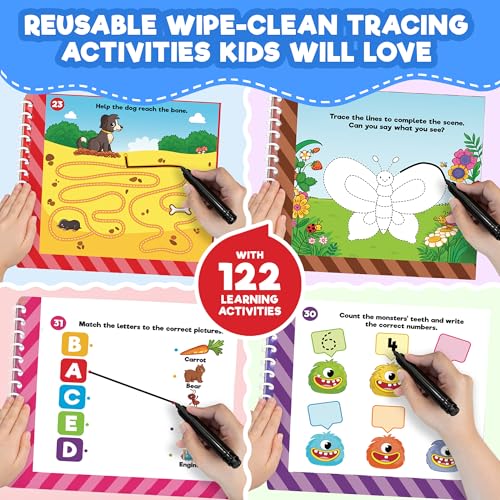 Doctor Jupiter Preschool Tracing Books for Kids Ages 3-5 - style: Preschool Tracing: 3+