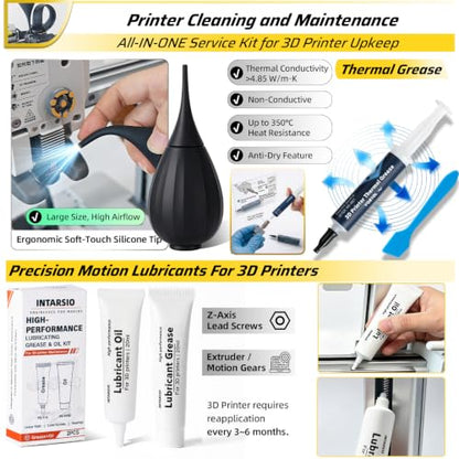 113Pcs 3D Printer Tool Kit and Accessories with Case incl. Scrapers, Pliers, Files, Deburring, Nozzle Anti-Stick Coating, Lubricant Oil/Grease, Screwdriver Set, for Bambu Lab & all FDM/SLA 3D Printers - style: Flagship Maker Kit