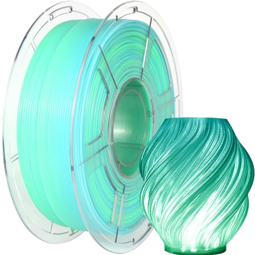 IEMAI High Speed PETG Filament 1.75mm, 1kg, Transparent Gradient Blue Green - color: Transparent Gradient Blue Green
