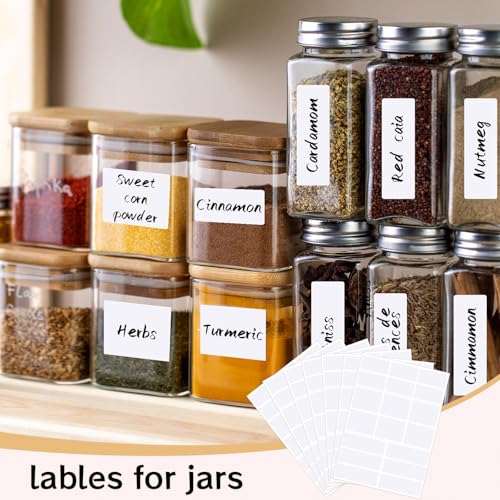540Pcs Removable Labels, Labels Stickers - color: White