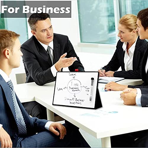 8.5" x 11" Portable White Board Dry Erase with Folding-Stand (Black) - color: 8.5"×11" - Black