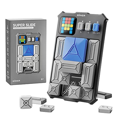 GiiKER Super Slide Puzzle Game, 500+ Challenges, STEM Toy for Ages 6+ - color: Grey