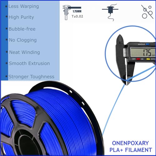 PLA Plus1.75mm 6KG Bundles Blue Series PLA+ 3D Printer Filament - color: Pla-(1kg*6 Plus Royal Blue+black+navyblue+iceblue+white+silvergray)