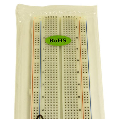 Premium Solderless Breadboard 830 Tie Points. 6.5" x 2.1" - EX ELECTRONIX Express