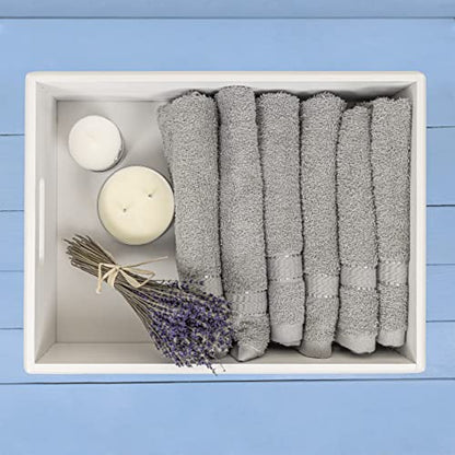 Creative Deco XL White Wooden Crate Nesting Crate Handles - color: White, size: XL