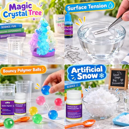 BenBen Science Kit for Kids Age 8-10, 80 Experiments Set, Birthday Gift
