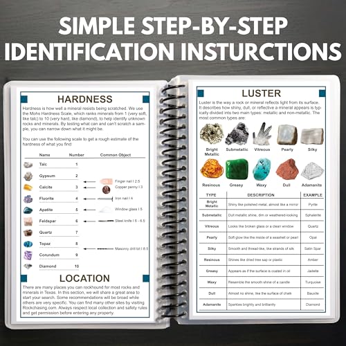 New England Rocks And Minerals Identification Field Guide | Waterproof