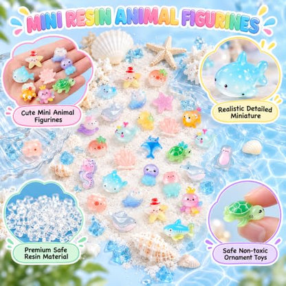 60Pcs Mini Resin Models, Mystery Bag Mini Resin Donut Styles A - color: Multicolor