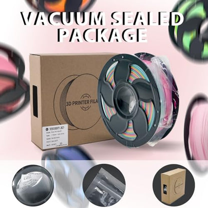 Matte Rainbow Spring PLA 1.75mm 1kg 500mm/s High Speed 3D Printer Filament - color: E_pla-05 Spring