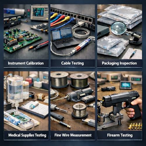 500N Digital Force Gauge High-Precision Trigger Pull Gauge for Tension & Compression Testing (N, kg, lb, oz) Push-Pull Meter with Real-Time/Peak/First Peak Modesfor Quality Control & Material Testing - color: 500N