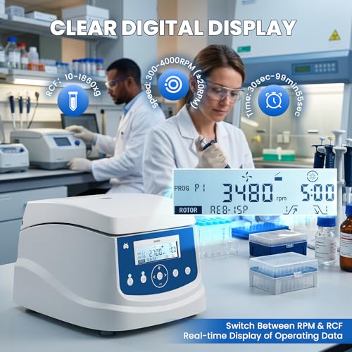 Mxmoonant Centrifuge Machine, 15ml Lab PRP Benchtop Centrifuges