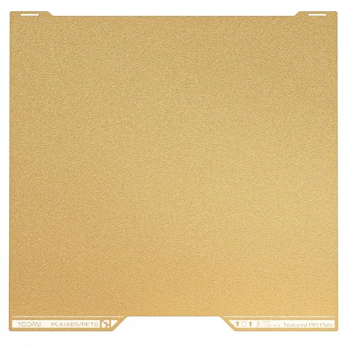 YOOPAI Textured Build Plate for Bambu Lab H2D/H2D Pro/H2S - color: PEI-Gold, size: 355x346mm