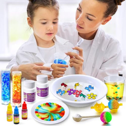 UNGLINGA 70+ Experiments Science Kit for Kids, Chemistry Set - style: science kits with 70+ experiments