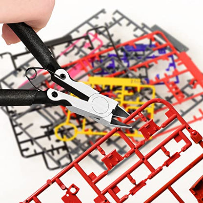 BOENFU Flush Cutters for Jewelry Making Precision Small Wire Cutters Snips - color: 5 Inches