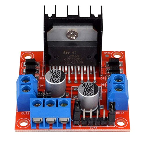 HiLetgo 4pcs L298N Motor Driver Controller Board Module Stepper Motor DC Dual H-Bridge for Arduino Smart Car Power UNO MEGA R3 Mega2560
