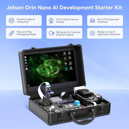 AI Starter Kit for Jetson Orin Nano with 11.6" IPS Screen