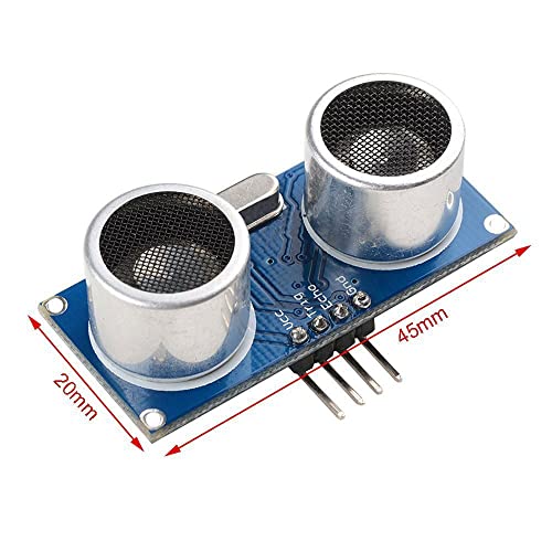 3PCS HC-SR04 Ultrasonic Sensor Module Distance Measuring Sensor Module Ultrasonic Ranging Module + 3 Sets Mounting Bracket with Cable
