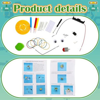 Soulchen 16 Pcs Robot Building Kits for Kids, STEM DIY Robotics Toys