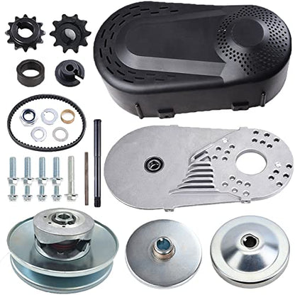 Torque Converter Go Kart Clutch 3/4 inch 10T 40/41 & 12T 35 Chain Drive Belt Pulley Replace for Manco Comet TAV2 Mini Bike, 30 Series - size: 3/4" 10T 40/41 and 12T 35 Chain