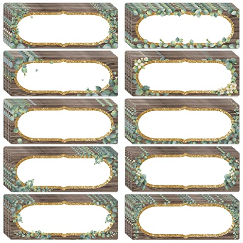 Estune 50 Pcs Magnetic Dry Erase Labels Reusable Name Tags Kids, Leaves - color: Leaves