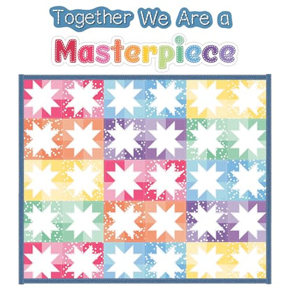 Carson Dellosa Crafty and Cool 54-Piece Together We are a Masterpiece - color: We Are a Masterpiece